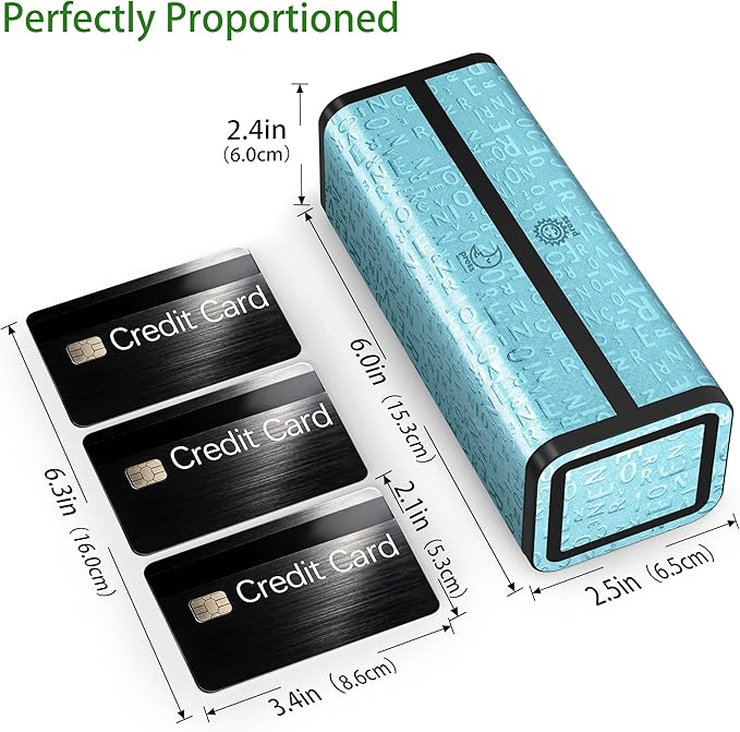 Aesthetic Pill Organizer 7 Day AM PM, Discreet 2 Times a Day Weekly Pill Box with Double Protection Shell, Large Capacity Portable Vitamin Case for Travel Meds & Medicine Organizer (Blue)