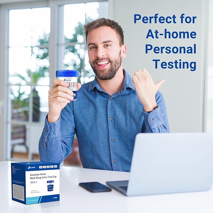 [2 Pack] 12 Panel Multi Drug Test Kit with Fentanyl (Fen/FYL), HEAL-CHECK Professional Drug Urine Test Cup for Workplace, Rehab & Home Use –THC, COC, AMP, MET/mAMP, BZO, MTD, BUP, MDMA, OXY, PCP, OPI