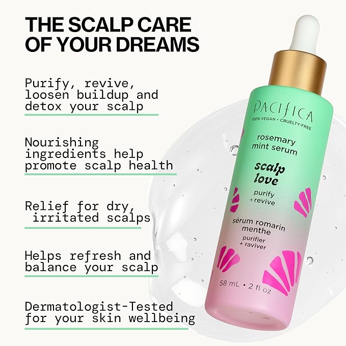 Pacifica, Scalp Love Rosemary Mint Serum, 2 Fl Oz