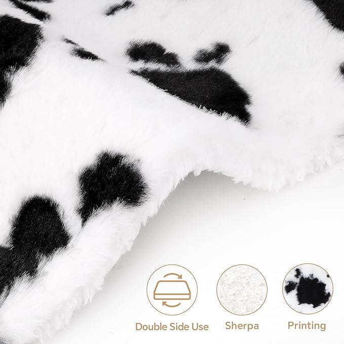 Cow Print Heating Pad for Back Period Cramps Neck Shoulder Pain Relief, Portable Electric Heat Pads Cow Stuff Gifts Ideas, Funny Useful Self Care Christmas Birthday Gift for Women Mom Her Adults Teens