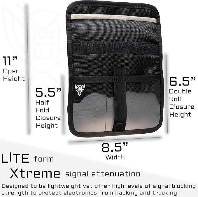 Xtreme Sight Line ~ FLEX Faraday Bag/Small LITE Faraday Bag Combo ~ Tracking/Hacking Defense ~ Coyote Brown