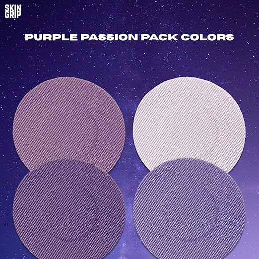 Skin Grip Adhesive Patches Compatible with Dexcom G7 & Stelo CGM – Waterproof & Sweatproof Cover for Continuous Glucose Monitor Sensor, Stays Secure for 10-15 Days – 20 Pack, Purple