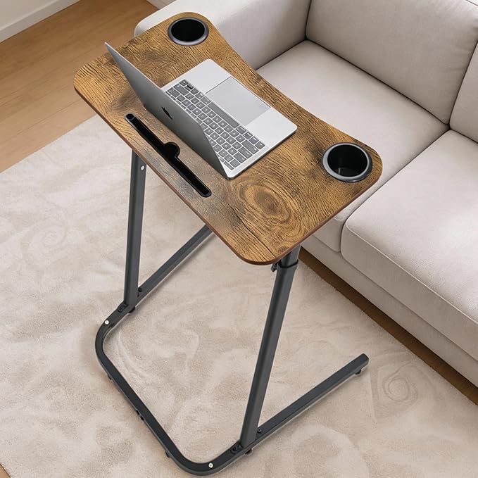 VTORY Treadmill Desk – Adjustable Desk for Walking Pad, Stable & Heavy-Duty Height 30"-47", Portable Walking Pad Desk Table Stand for Home Office & Work with Installation Guide