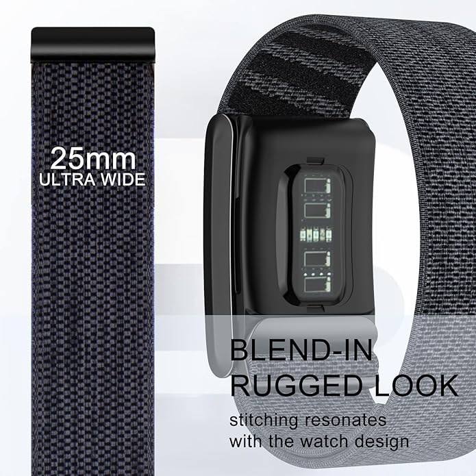 surundo Nylon Sport Band Compatible with Whoop Band 4.0 Strap Men Women with Bumper Case, Breathable Nylon Adjustable Waterproof Replacement Wristbands Straps for Whoop 4.0