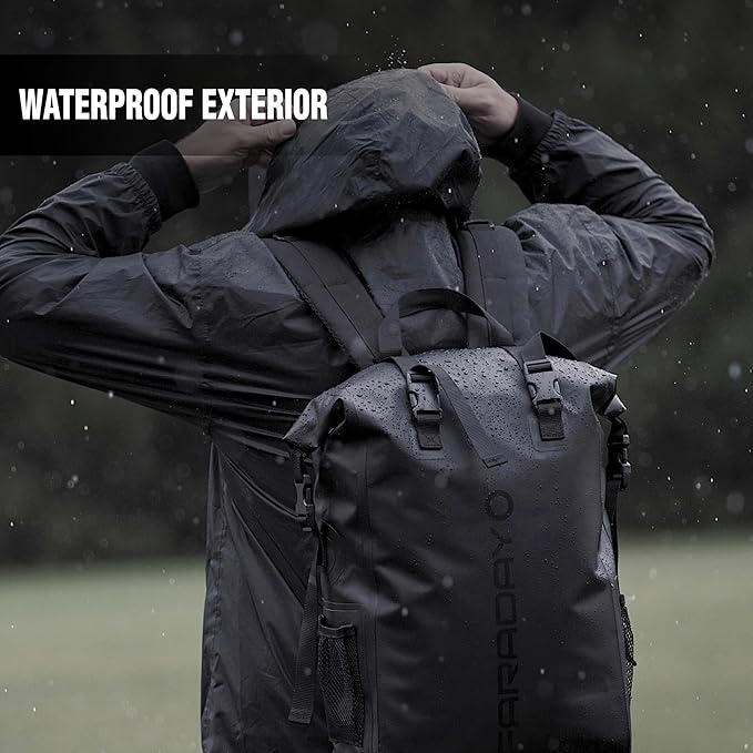 Faraday Defense Waterproof Faraday DRY Bag - 17L Backpack - Fast, Easy Access for Device Shielding - Protect Data and Devices From Hacking, Tracking, EMP
