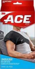 ACE Hot Cold Shoulder Wrap, Adj, Black