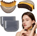 2PCS Lymphatic Contour Face Brush, Lymphatic Drainage Massager for Face,Ergonomically Designed to Fit The Skin Precisely.