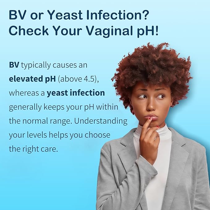 At-Home Vaginal pH Test Kit: 30 Strips + 30 Individually Wrapped Swabs - Fast & Accurate Feminine Health Monitoring for pH Balance, BV & Yeast Infection - Professional Grade