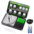 Wigearss Digital Milligram Scale 50g x 0.001g, Mini Precision Scale with Tare weight Function,Calibration Weight ＆ Backlit LCD Display, Pocket Micro Scale for Weighing Powder, Gold, Jewelry, Mini Food