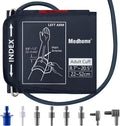 Extra Large Blood Pressure Cuff Upper Arm 8.7"-20.5"(22-52cm) XL Replacement BP Cuff for Big Arms Adult Cuff with 8 Connectors Compatible with Omron and Other Brands BP Monitors