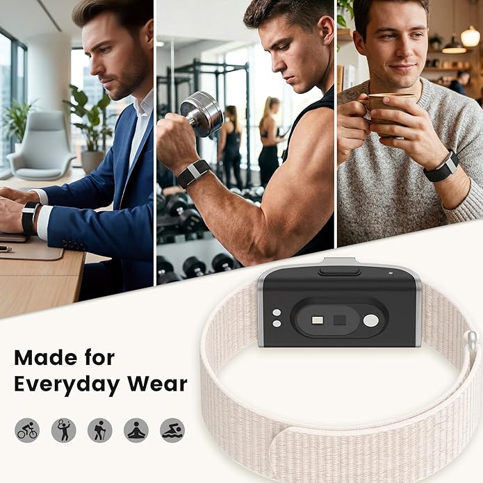 BlackPro for Hume Band Replacement Strap, Soft Breathable Nylon Loop Wristband for HumeHealth Watch Band