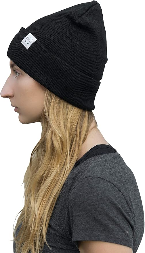 Halsa EMF Protection Hat, Faraday Beanie. Anti Radiation, EMF RF Radiation Shielding Silver Fabric Lined.