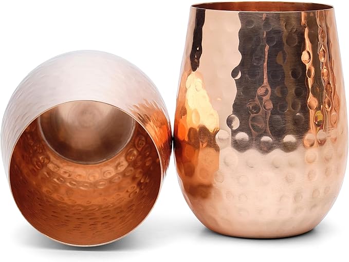 Large Pure Copper Pitcher (70 oz. /2000 ml) with 2 Tumblers for Drinking Water | Vase | Water Jug Set