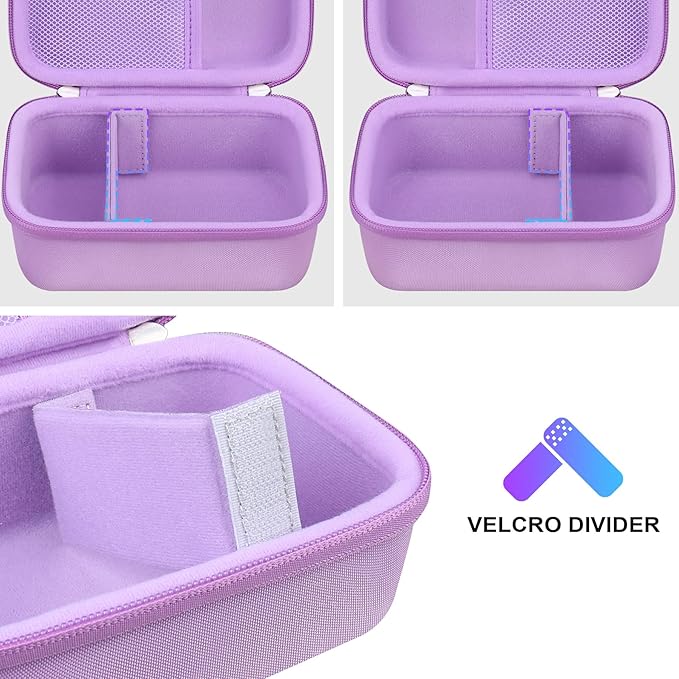 BOVKE Carrying Case for iHealth Track Smart Upper Arm Blood Pressure Monitor, iHealth Bluetooth Blood Pressure Machine Case, Purple