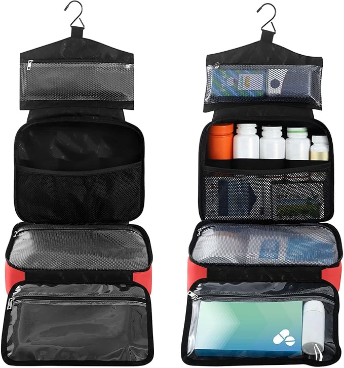 Naanle Custom Pill Organizer Bag with Name Text Travel Pill Bottle Medicine Organizer Home Storage Medication Bag for Vitamin Supplements, Personalized First Aid Bag for Car Camping, 1.0 Count
