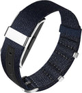 Nylon Leather Compatible with Hume Band Replacement,Adjustable Clasp Buckle & Loop Closure for Secure,Sport Lightweight Fabric Strap for Hume Health Band Fitness Tracker Women Men