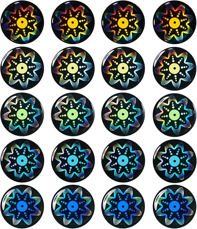 Zonon 18 Pieces Emf Stickers Emf Blocker for Cell Phone Radiation Equipment Neutralizers Devices Accessories for Laptops Computers (Delicate Style)