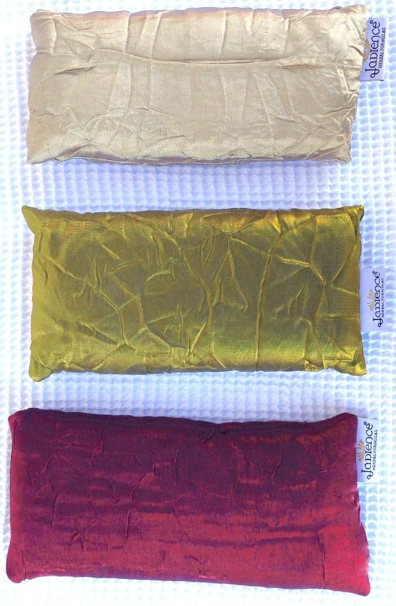 JADIENCE Lavender Eye Mask - RED: Soothing Eye Pillow for Stress & Tired Eyes! | Perfect Yoga Eye Bag | Best Eye Mask for Migraines