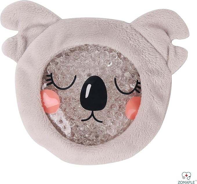 ZOMAPLE Boo Boo Ice Packs for Kids, 4 Pack, Girls Set A – Calm Tears Fast with Hot & Cold Relief – Leakproof, Flexible When Frozen, BPA & PVC Free Gel – Kids Ice Packs for Boo Boos in Animal Designs