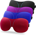 SkiBeaut Eye Sleep Mask for Side Sleeper, 4 Pack Night Blindfold Light Blocking 3D Sleeping Eye Masks for Men Women