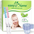 Easy@Home Ovulation & Pregnancy Test Strips Kit: 40 Ovulation Strips and 10 Pregnancy Tests– Accurate Fertility Tracker OPK - Powered by Premom APP | 40LH + 10HCG + 50 Urine Cups