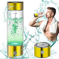 Hydrogen Water Bottle, 3Min 2200PPB Rapid Hydrogen Water Generator -SPE PEM Tech, 14OZ Portable Hydro Water Machine, Health Care Gifts for Husband, Wife, Family, Friends, Travel