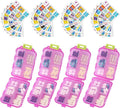 INVODA 7-Day Pill Organizer with Medicine Labels Travel Pill Case Compact, Portable Medication Organizer for Daily Use (3.7 x 2.4 x 1.18 Inches)