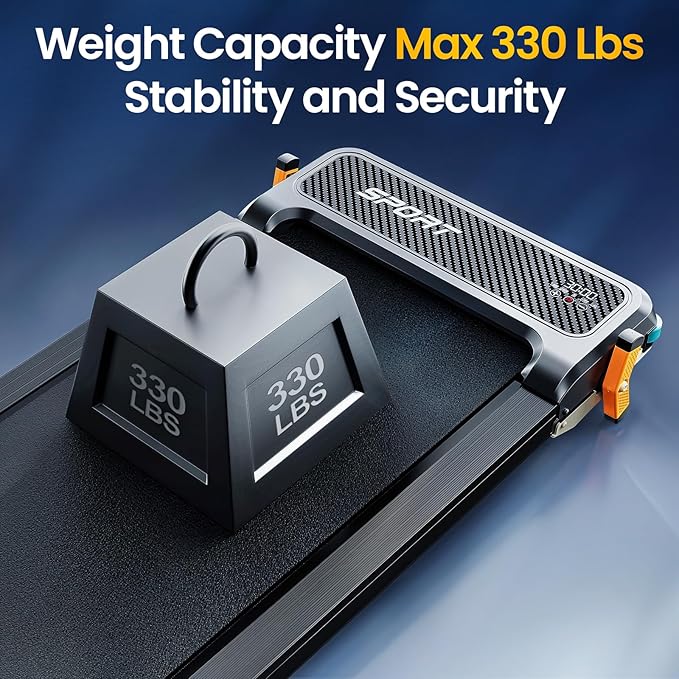 2 in 1 Walking Pad with Massage Function, Under Desk Treadmill with Incline, 330Lbs 2.5HP Walking Pad Treadmill for Home/Office, with Remote Control