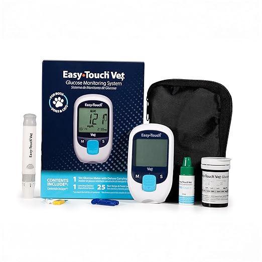 Easy Touch Pet Glucose Monitoring System for Dogs & Cats Starter Kit