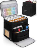 Mancro Medicine Organizer Bag, Large 2-Layer Medicine Storage Box with 3 Separate Cases Including Pill Bottle Organizer, Small Medicine Bag, and Insulated Insulin Pouch (Empty), for Family & Travel