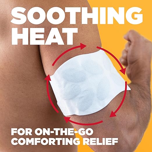 ThermaCare Portable Muscle Therapy Heating Pads - Multi-Purpose Adhesive HeatWraps for Back, Neck, Joint, & Menstrual Pain Relief - Drug-Free, Discreet, Long-Lasting Heat Therapy - Pack of 8
