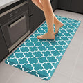 WISELIFE Anti Fatigue Floor Mat - 4/5 Inch Thick Kitchen Mat Non Slip Waterproof Heavy Duty Ergonomic Comfort Mat Durable for Home, Office, Sink, Laundry,(22" x 54", Green)