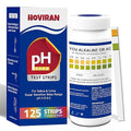 pH Test Strips for Saliva & Urine, 125 Urine Test Strips for Tracking Alkaline & Acid Levels in Body, Monitor Your pH Level from 4.5-9.0