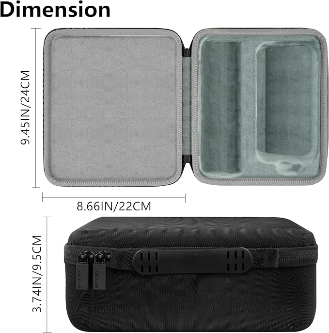 co2CREA Hard Case Replacement for OMRON Platinum BP5450 / Platinum BP5465 / OMRON Gold BP5350 / Gold BP5360 Upper Arm Blood Pressure Monitor