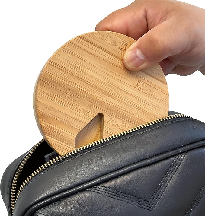 e-Pill Bamboo Pillbox Organizer for Tablets, Vitamins or Supplements