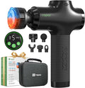 Muscle Massage Gun with Heat and Cold - Deep Tissue Percussion Massager for Muscle Recovery, Pain Relief & Relaxation, Quiet Powerful, Smart LED Display, Ergonomic Grip with Carrying Case