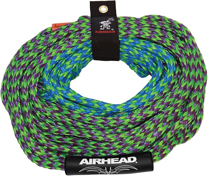 Airhead Tow Rope, 1-4 Rider Rope for Towable Tubes Multi, 9/16"