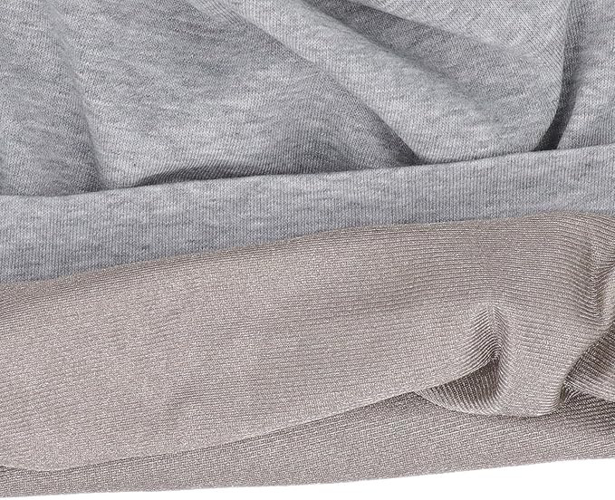 Eujgoov EMF Protection Shielding Beanie for Men Women Radiation Blocker Hat with Adjustable Fit, Light Gray