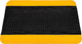 Tapetes Niva® Anti Fatigue Mat, Diamond Plate Finish, Foam Interior. for Kitchen, Garage, Industry, or Harsh use, Industrial Grade. (Yellow Stripes, 36" L x 24" W x 0,82" Th)