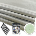 Faraday Fabric 43" W×39" L(Big 1 Yards) Faraday Military Grade Conductive Material