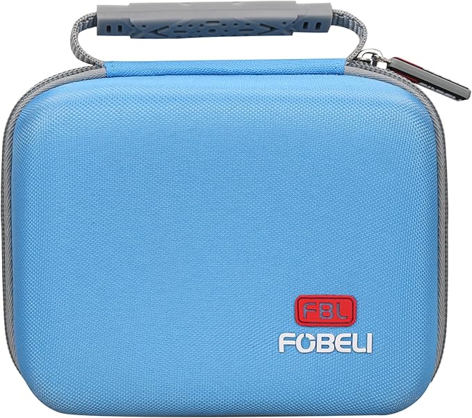 FBLFOBELI Carrying Case Compatible with Femometer/Invaxe/Alcedo/ALPHAGOMED Automatic Blood Pressure Monitor for Upper arm Adjustable BP Cuff, Hard Protective Storage Bag (Case Only)