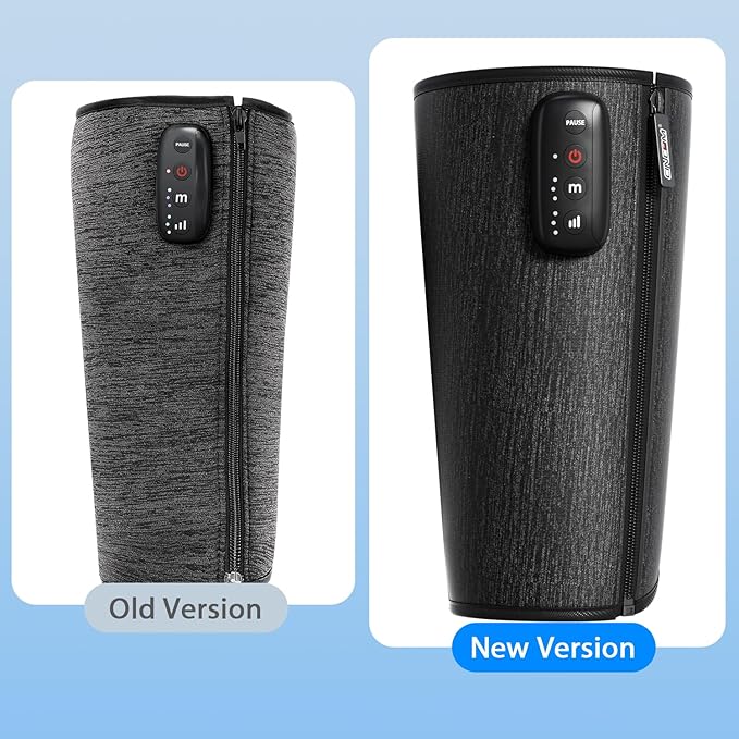 CINCOM Cordless Calf Massager for Circulation, Leg Compression Massager for Calf, Rechargeable Leg Massage with 3 Intensities 3 Modes for Pain Relief, Gifts for Women Men