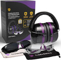 TradeSmart High-Performance Earmuffs for Shooting Range & Shooting Eye Protection Glasses + Firearm Confidence Course