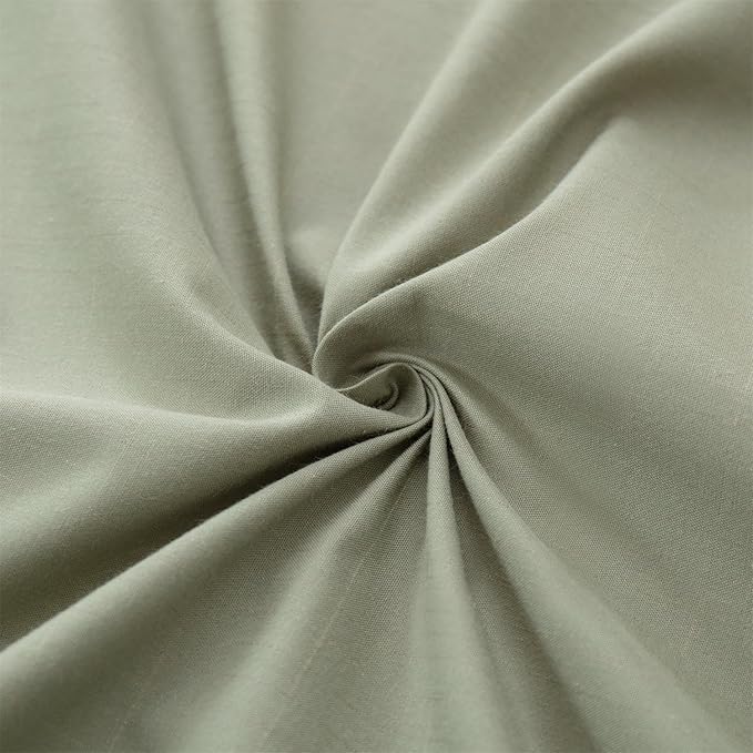 Grounding Sheets King Size, Organic Cotton + Silver Yarn, Conductive Earthing Flat Sheets for Better Sleep