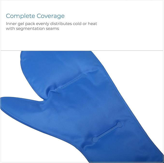 NatraCure Cold Therapy Socks and Mitts Bundle - Size: S/M