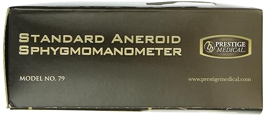 Prestige Medical 79-NAV Standard Aneroid Sphygmomanometer,Navy