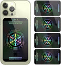 Stickers for Cell Phones/Laptops/Tablets/Devices/Household Equipment - 4.2 x 2.4 x 0.015 inches-Large Area Protection-Applies to Everyone - [Reusable] - (4 Pack)