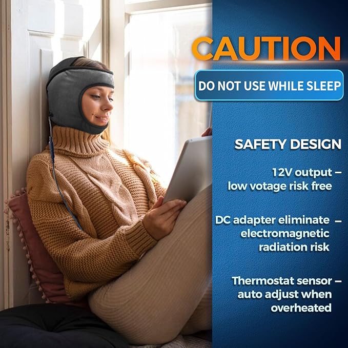 sticro Electric TMJ Heating Pad for Jaw Pain, Moist Heat for TMJ Relief with 3 Temp & 5 Timer Settings, Super Soft Heated Face Mask for Chin Cheek Jaw Clenching Relief