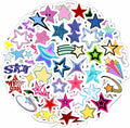 BulbaCraft Star Stickers Y2K - Small Star Stickers, Y2K Decals, Gifts for Women & Men