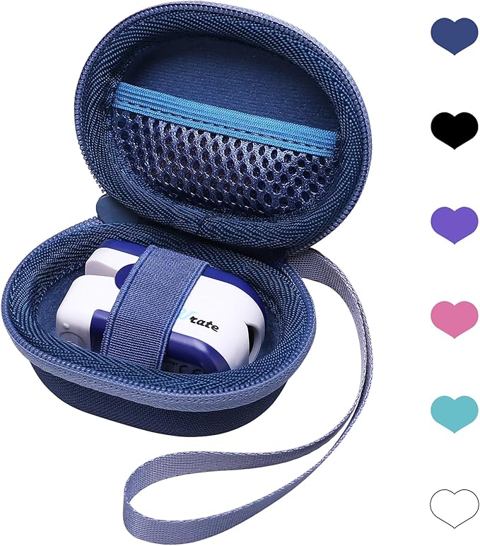 Blue Pulse Oximeter Case for Zacurate, Innovo, Vibeat, iHealth, Santamedical, Children Fingertip Pulse Oximeter Blood Oxygen Saturation Monitor (Case Only)